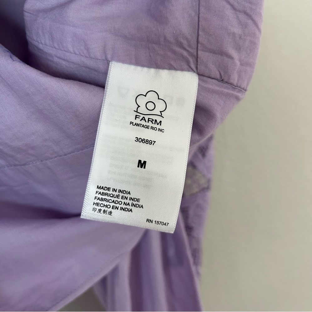 FARM Rio Lavender Blouse - Picture 5 of 6